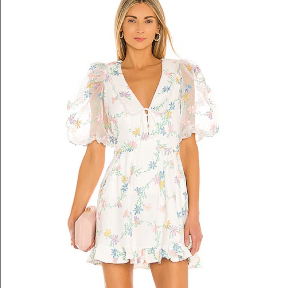 For Love & Lemons Marjorie Mini Dress size Medium